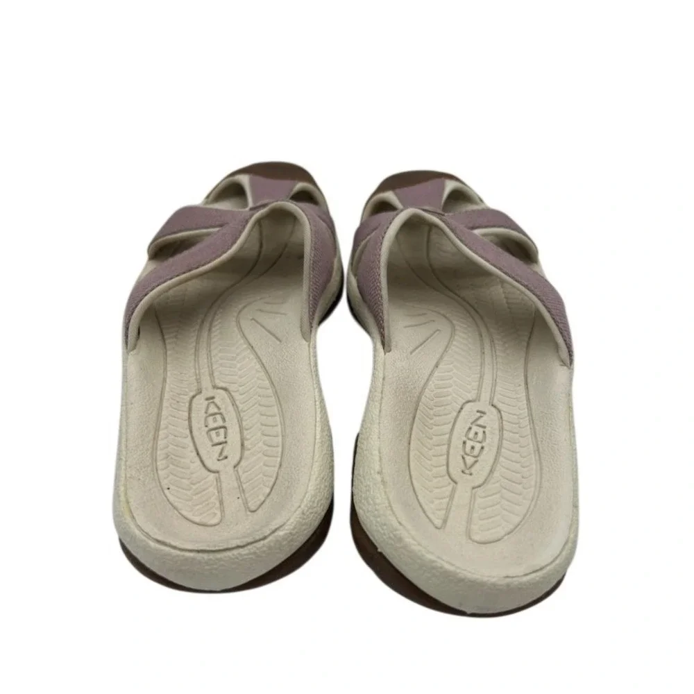 Keen Bali Slide Sandals Women's Size 6 Mauve Purple Crisscross Outdoor Comfort